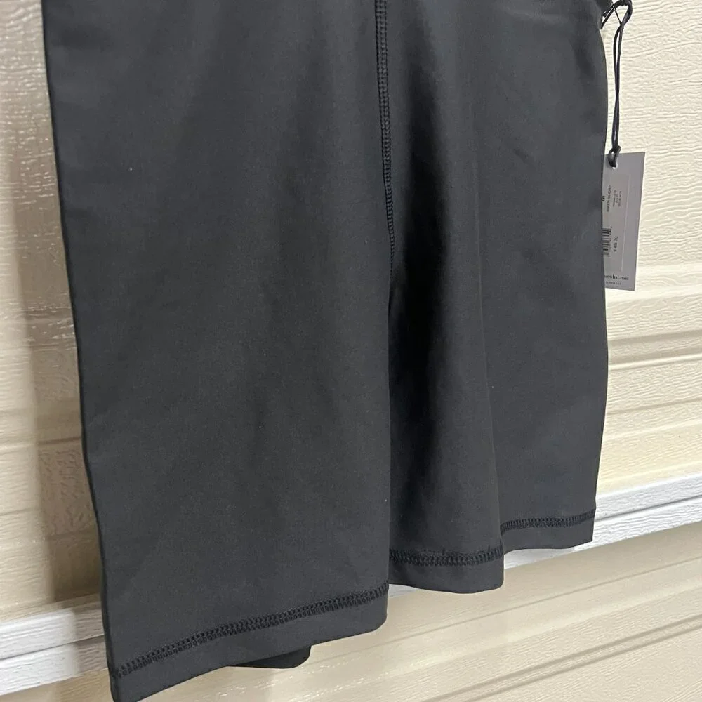 WeWoreWhat Athletic Womens Biker Short MEDIUM in Black